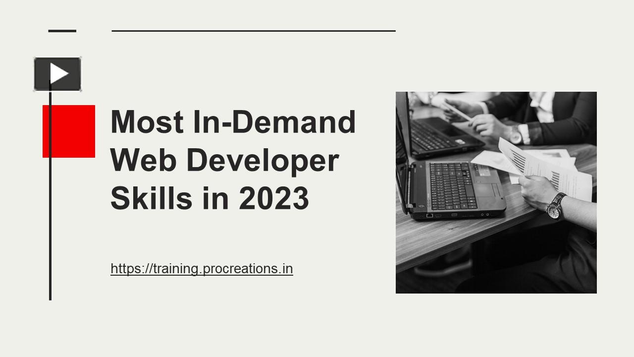 PPT – Most In-Demand Web Developer Skills in 2023 PowerPoint ...