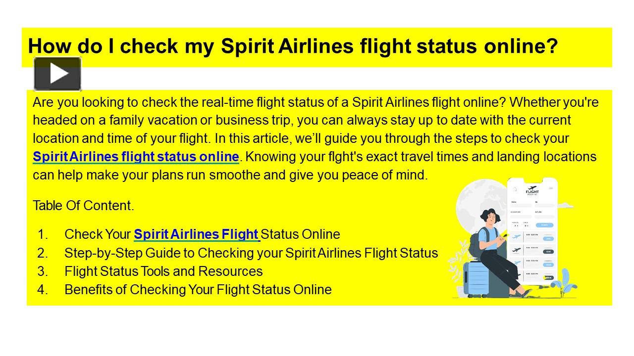 What is Spirit Airlines Flight Status? presentation | free to download