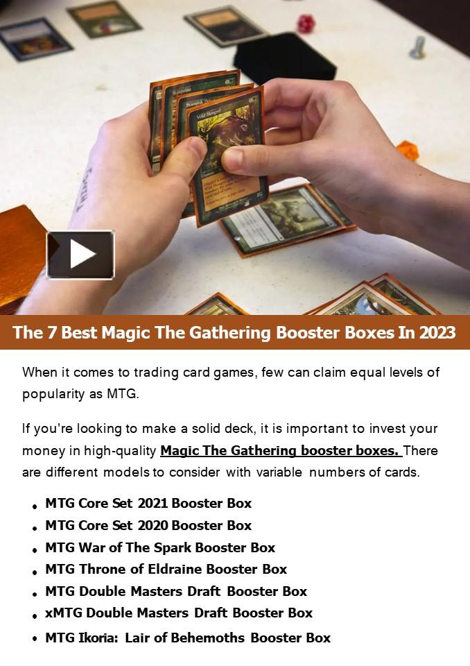 PPT – The 7 Best Magic The Gathering Booster Boxes In 2023 PowerPoint ...