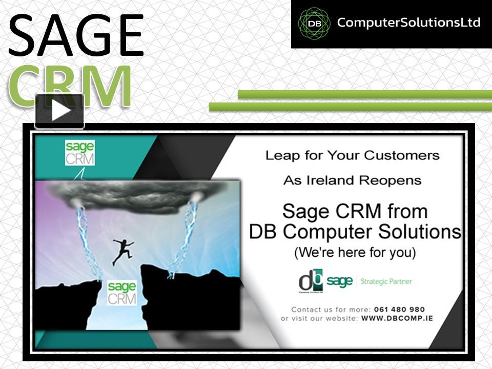 PPT – Sage CRM PowerPoint presentation | free to download - id: 96fd42 ...