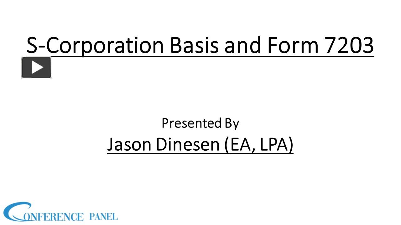 S-Corporation Basis Recordkeeping: Maintaining Shareholder's Financial ...
