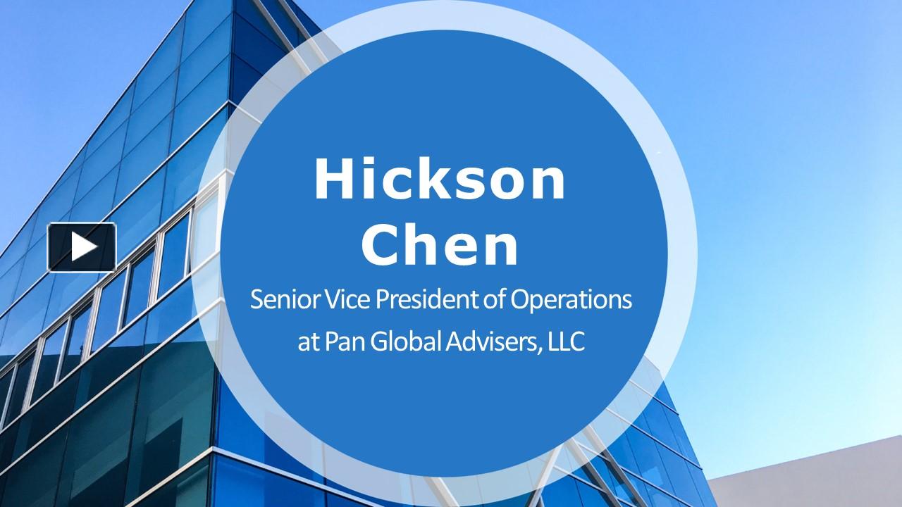 PPT – Hickson Chen - A Proactive and Ardent Individual PowerPoint ...