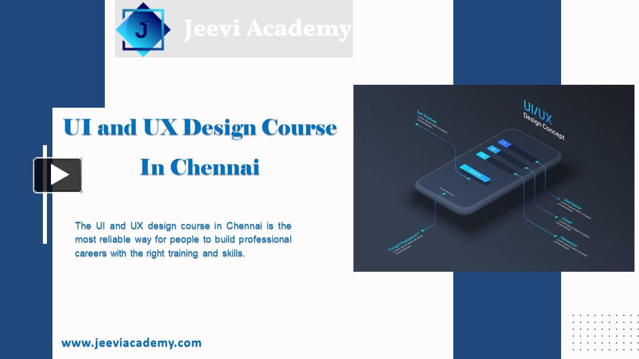 UI and UX Design Course In Chennai presentation | free to download
