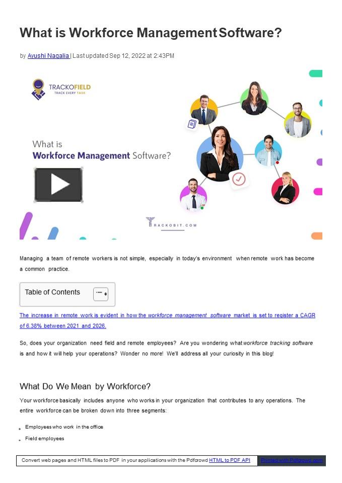 PPT – What is Workforce Management Software? (1) PowerPoint ...