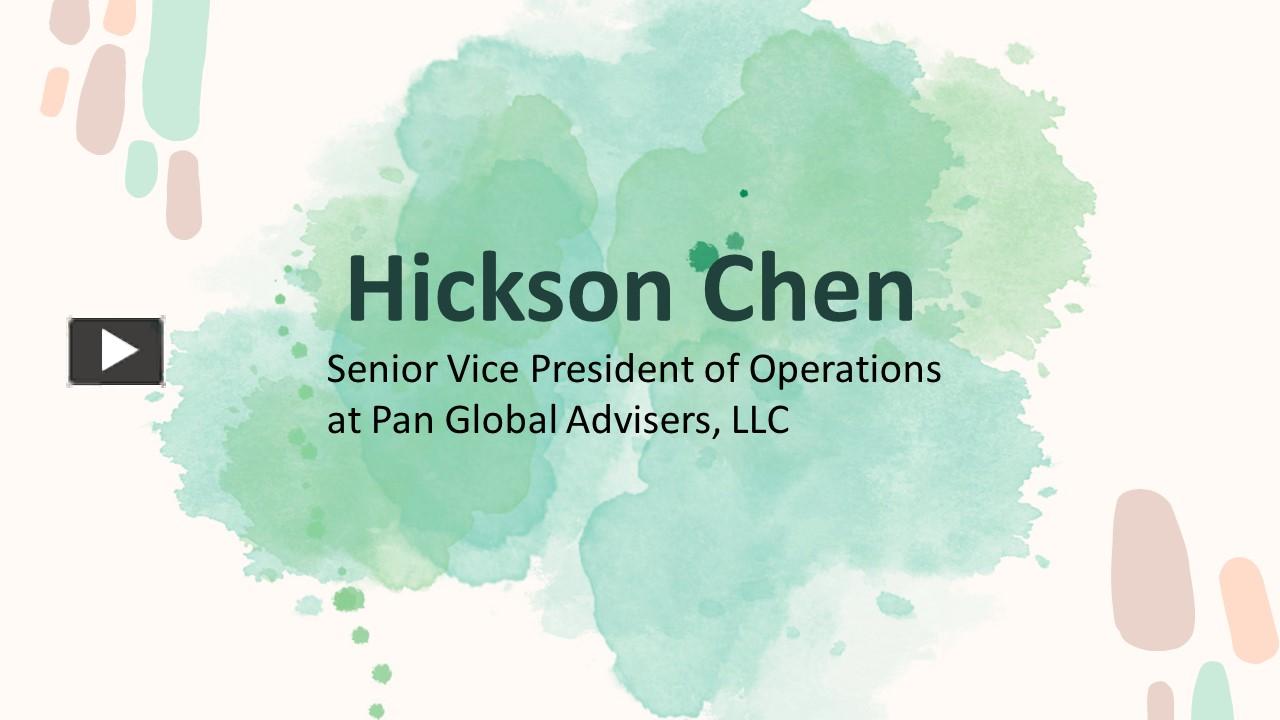 PPT – Hickson Chen - A Gifted and Versatile Individual PowerPoint ...