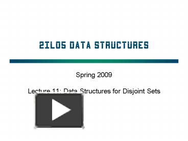 PPT – 2IL05 Data Structures PowerPoint presentation | free to view - id ...