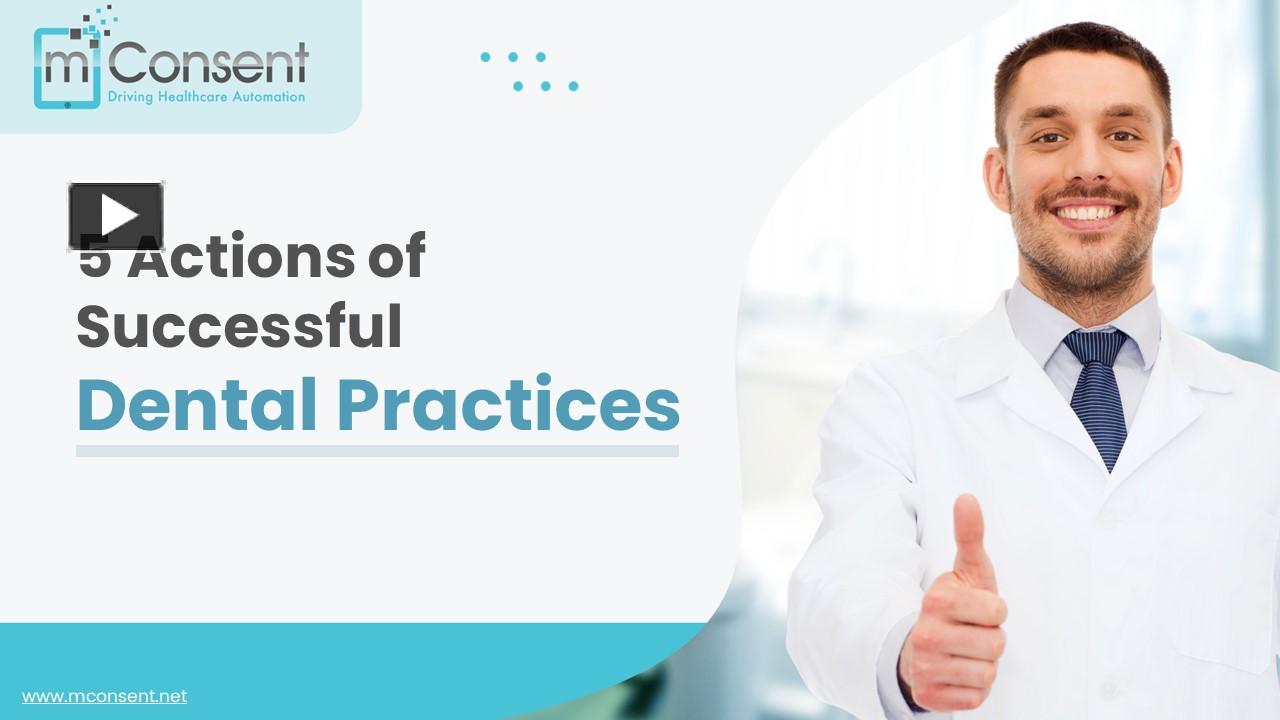 Ppt 5 Actions Of Successful Dental Practices Powerpoint Presentation