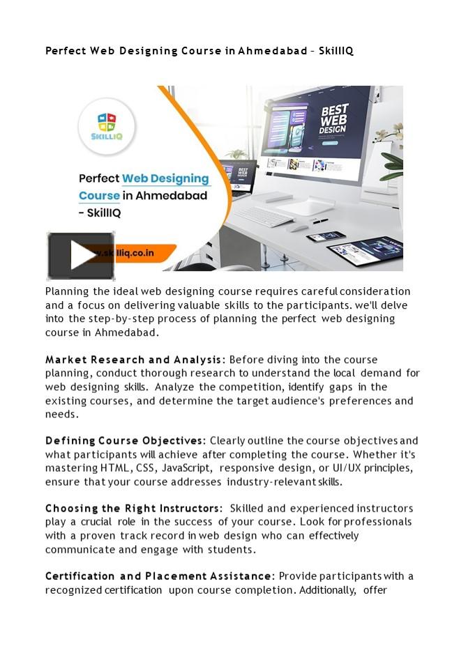 Web Design Training | Web Designing Course presentation | free to download