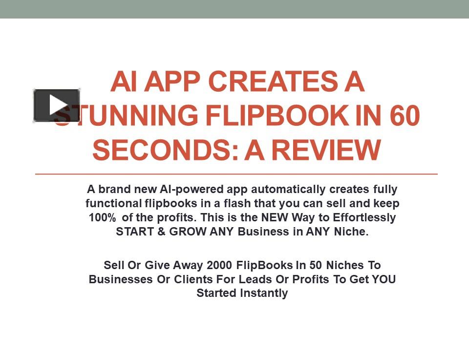 PPT – https://rayhanreview1.blogspot.com/2023/09/AIFlipBook-Review.html ...