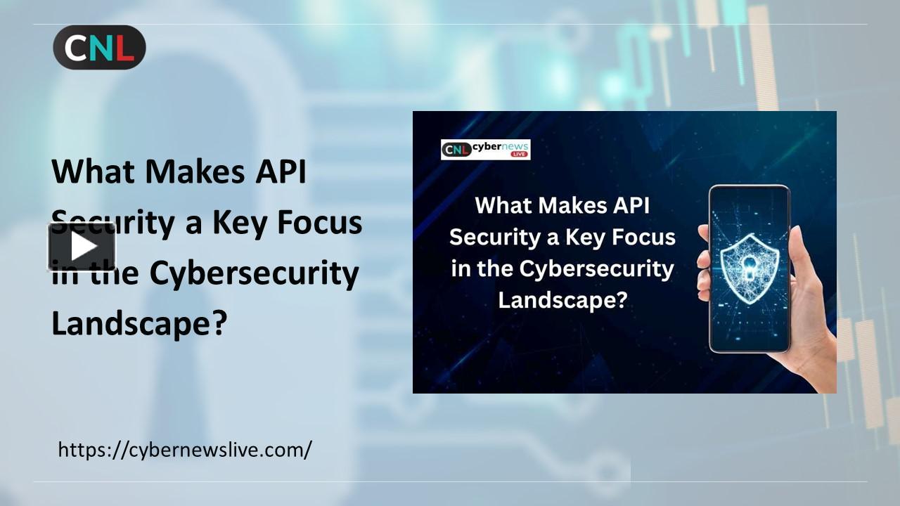 PPT – What Makes API Security a Key Focus in the Cybersecurity ...