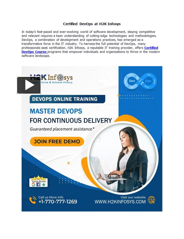 PPT – Certified DevOps at H2K Infosys PowerPoint presentation | free to ...
