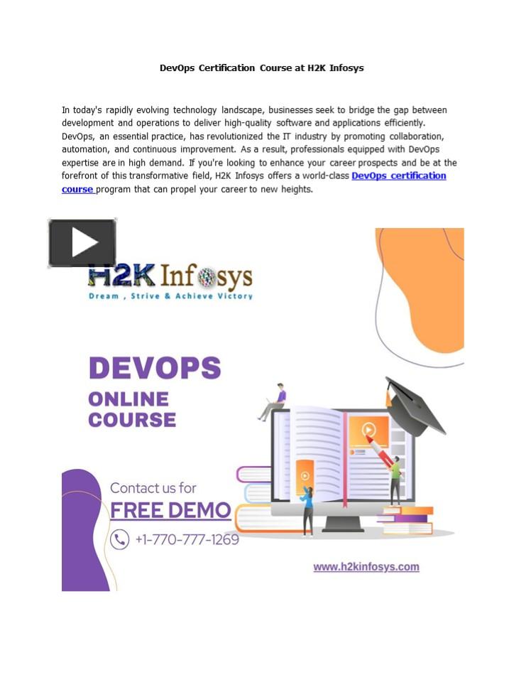 PPT – DevOps Certification Course at H2K Infosys PowerPoint ...