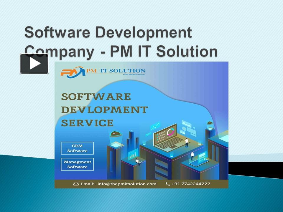 Software Development Company | PM IT Solution presentation | free to ...