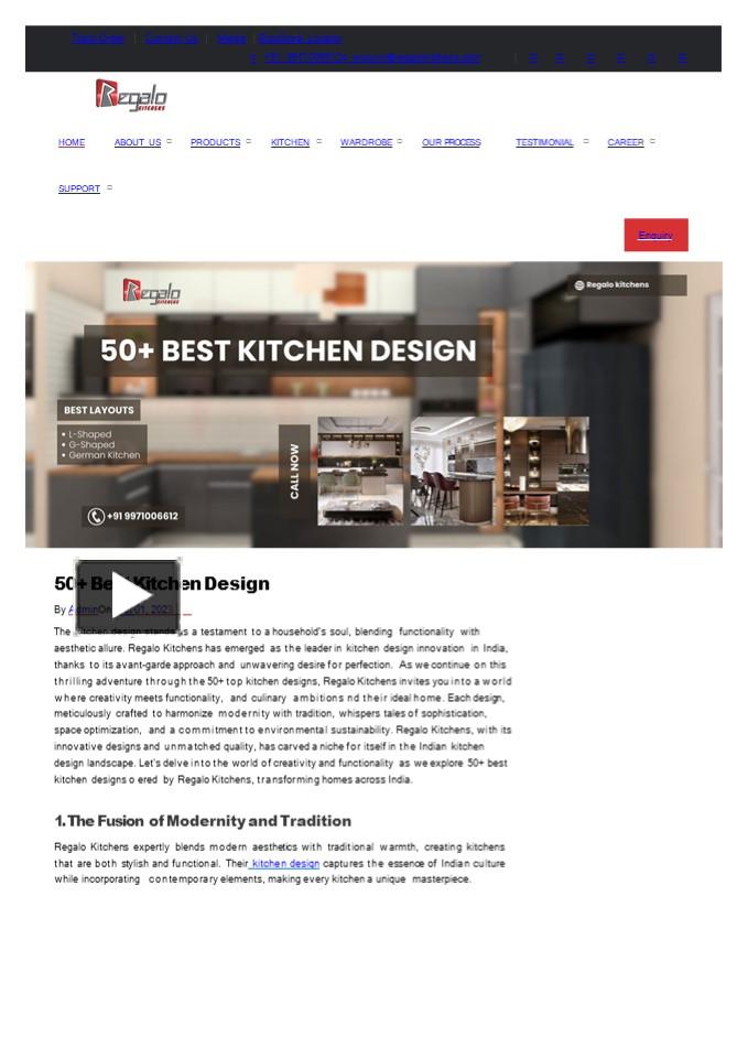 PPT – 50+ Best Kitchen Design (1) PowerPoint presentation | free to ...