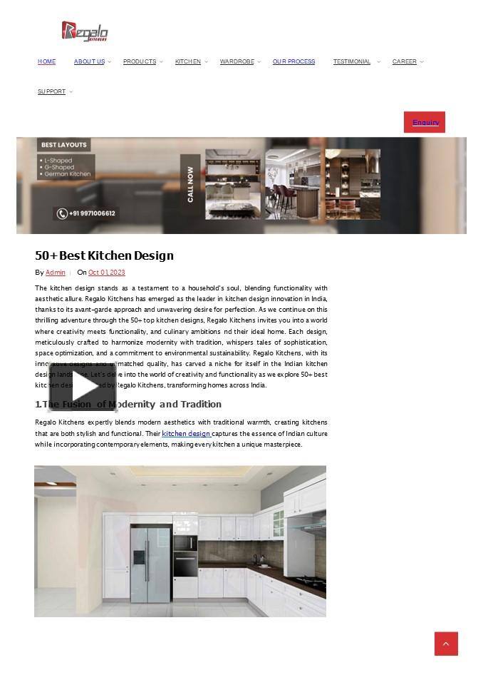 PPT – 50+ Best Kitchen Design (3) PowerPoint presentation | free to ...