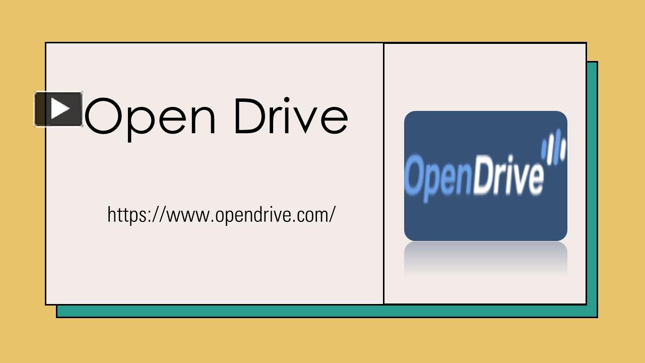 Open Drive (1) presentation | free to download