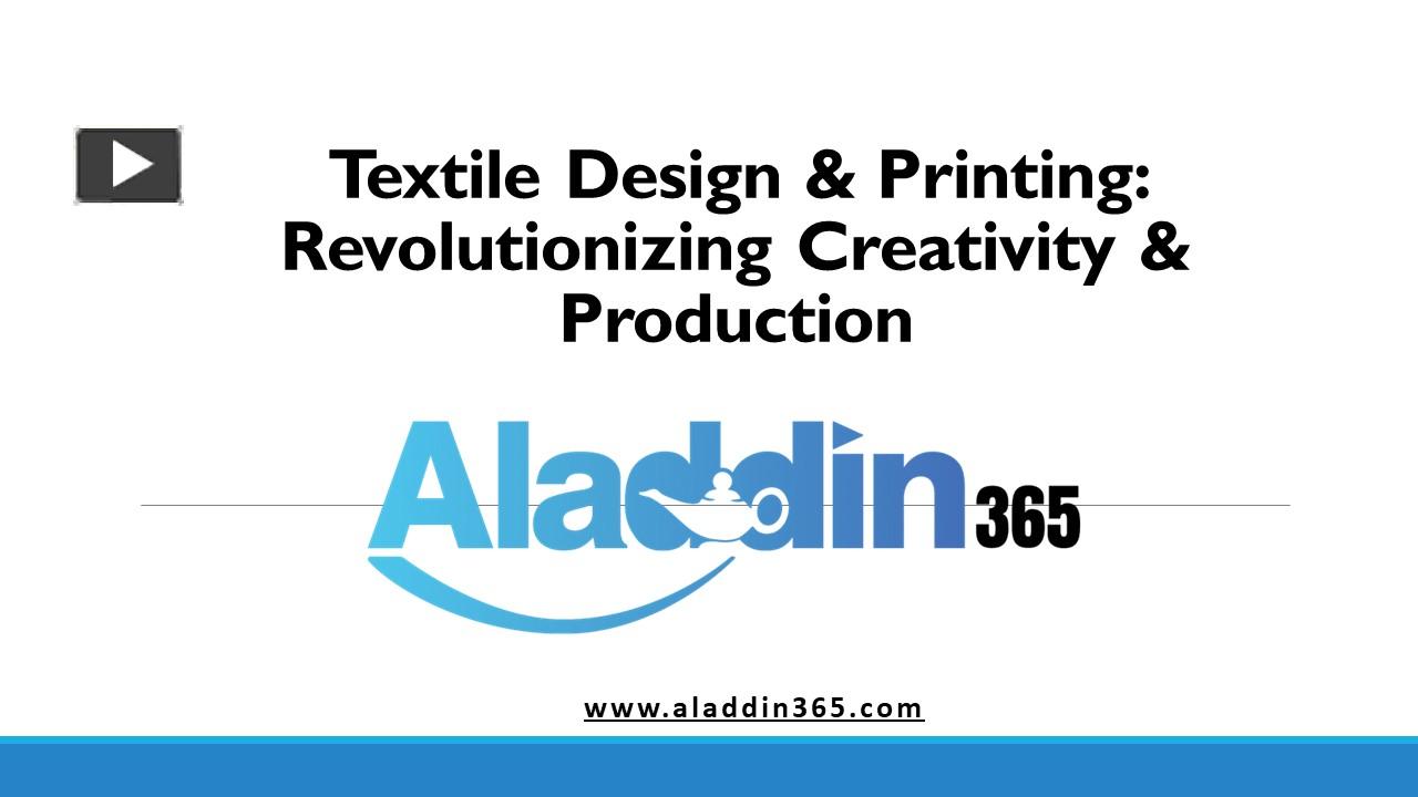 PPT – The Digital Revolution In Textile Design And Printing PowerPoint ...