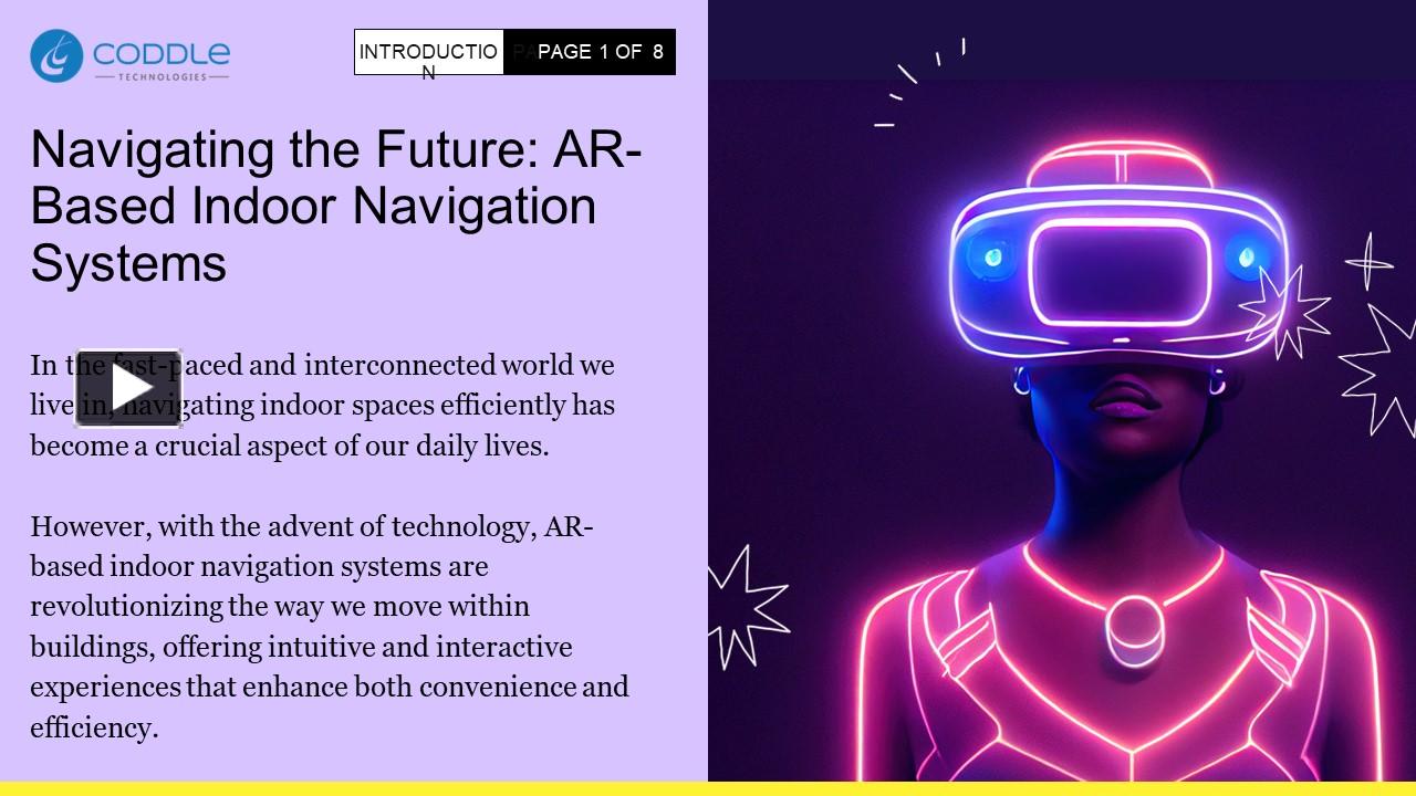 PPT – ARnav- AR Based Indoor Navigation System PowerPoint presentation ...