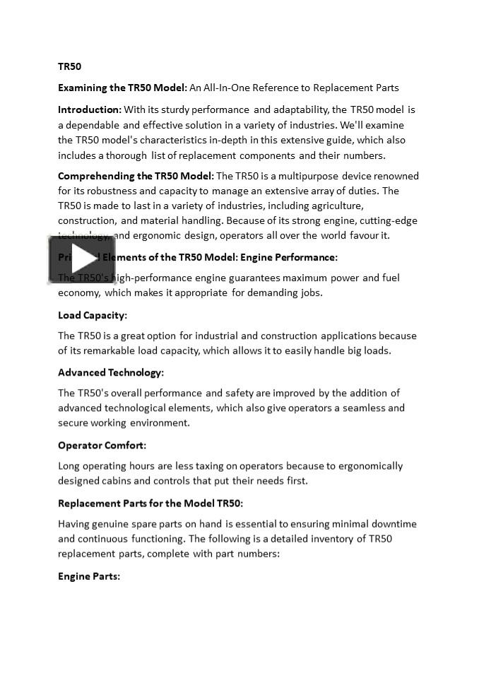 spare parts presentation | free to download