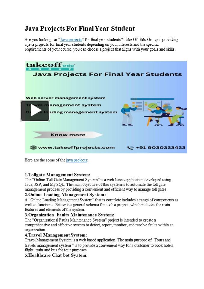 PPT – Java Projects For Final Year Student PowerPoint presentation ...