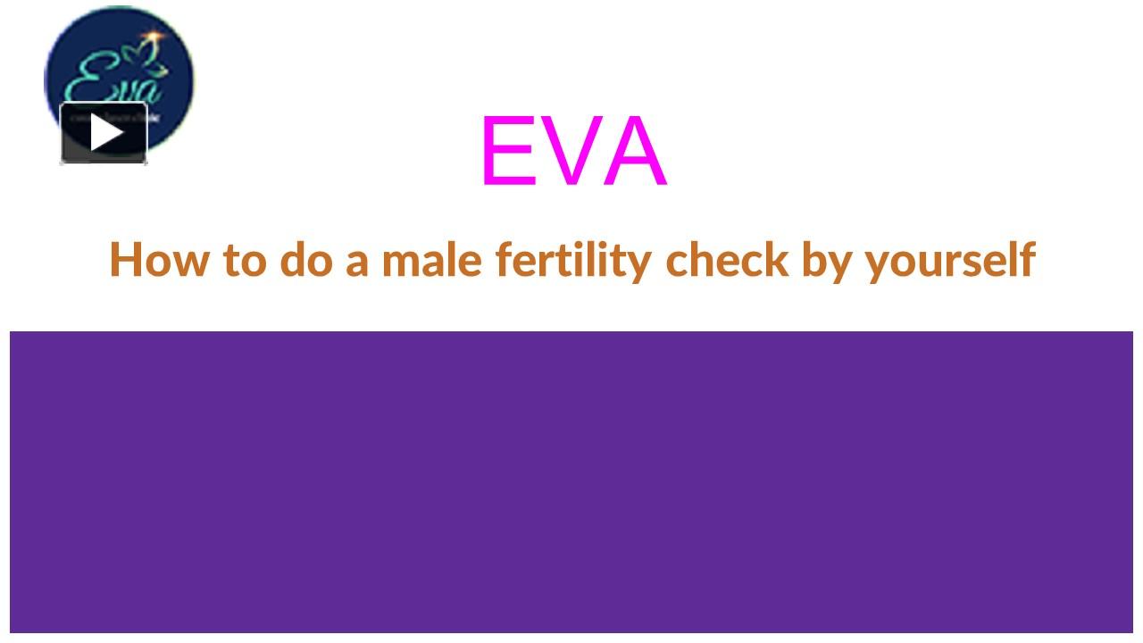 How to do a male fertility check by yourself presentation | free to ...