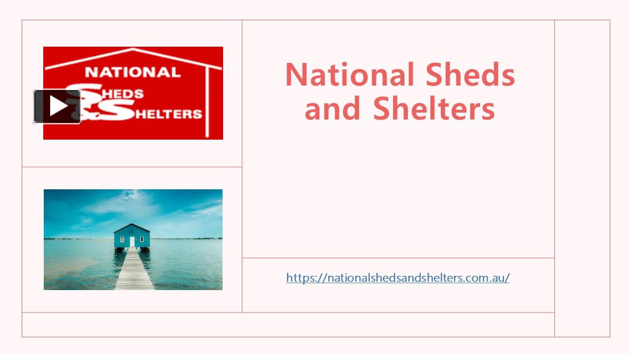 PPT – Build Your Ideal Shelter: Online Design Options by National Sheds ...