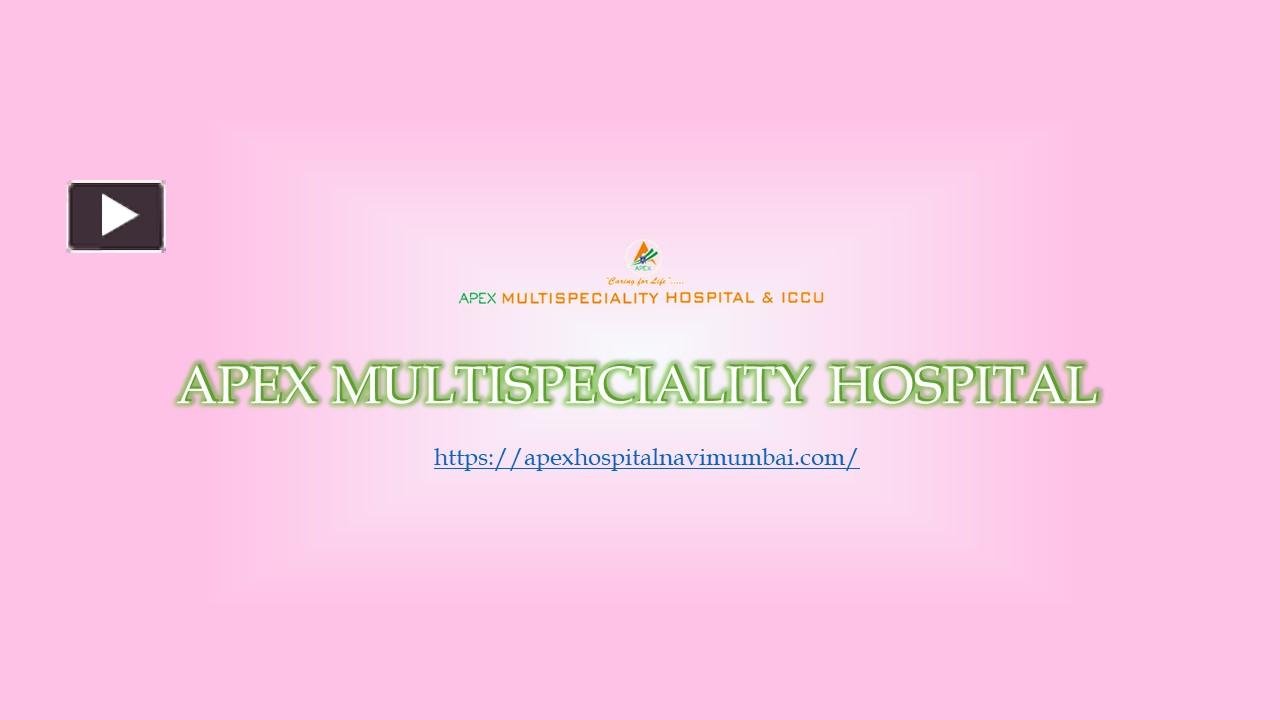 Best Cancer Hospital In Navi Mumbai Presentation Free To Download