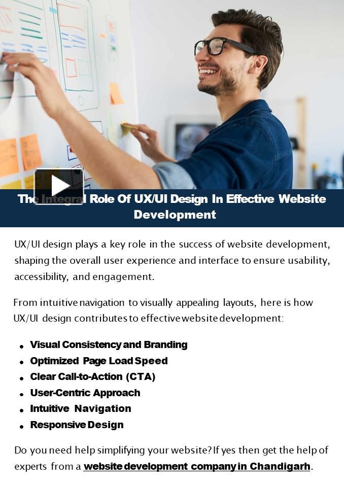 PPT – The Integral Role Of UX/UI Design In Effective Website ...