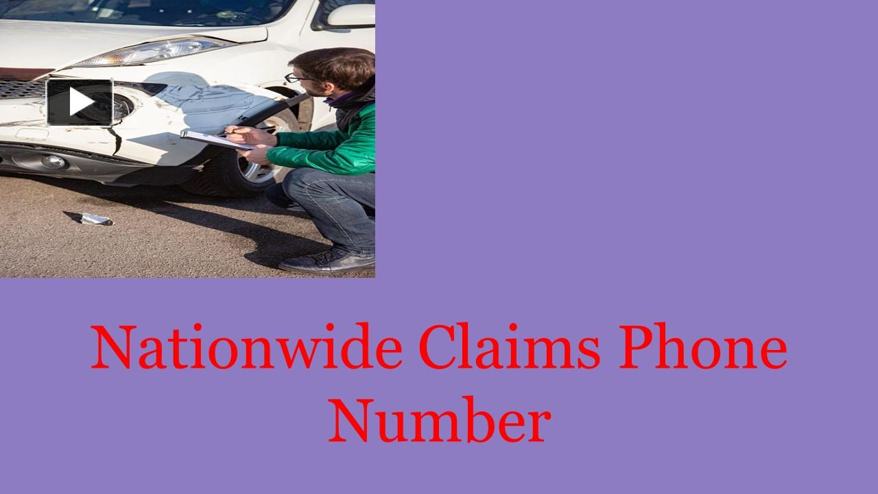 Nationwide Claims Phone Number presentation | free to download
