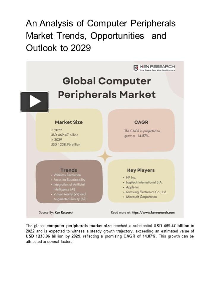 An Analysis of Computer Peripherals Market Trends, Opportunities and ...