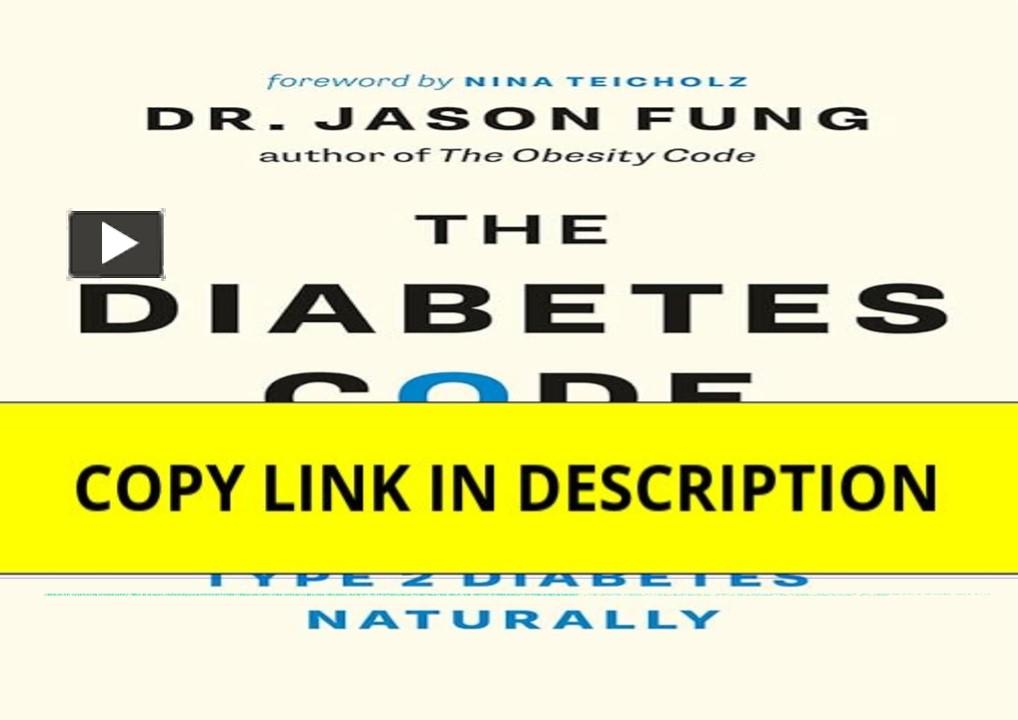 Download⚡️(PDF) ️ The Diabetes Code: Prevent and Reverse Type 2 ...