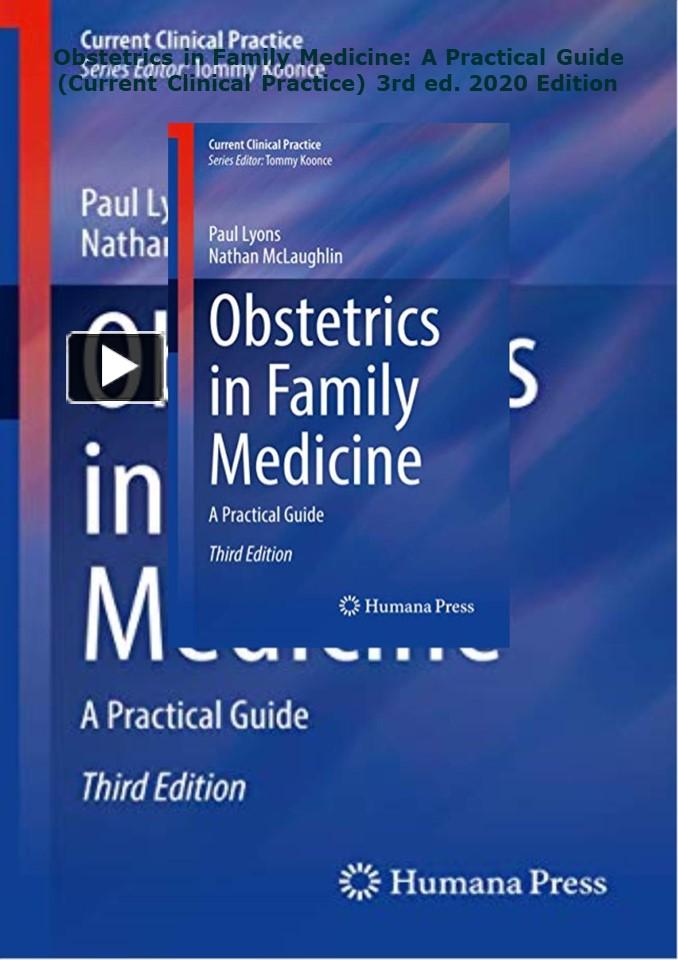 PPT – Download⚡️ Obstetrics in Family Medicine: A Practical Guide ...