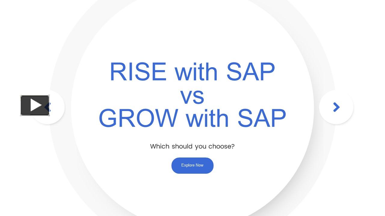 RISE with SAP or GROW with SAP, Which should you choose? presentation ...