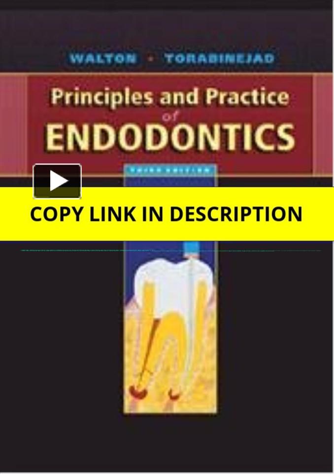 PPT – PDF Principles and Practice of Endodontics: Principles and ...