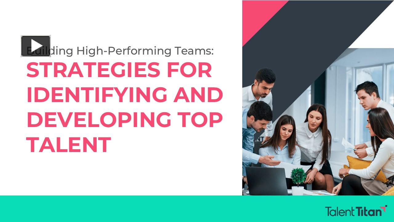 Building High Performance Teams presentation | free to download
