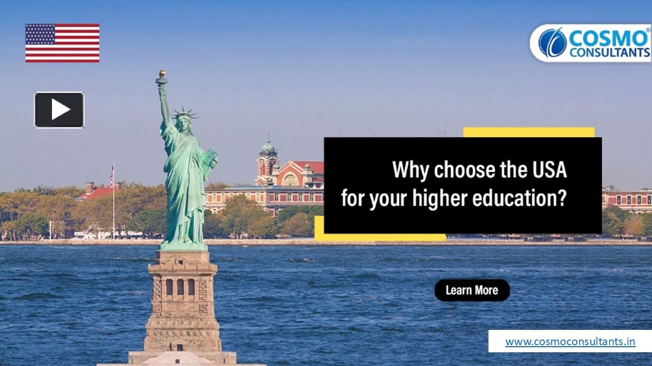 PPT – Why choose the USA for your higher education? PowerPoint ...