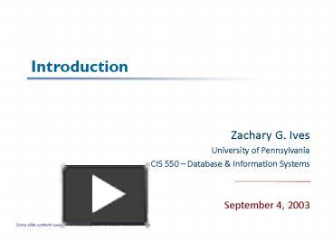 PPT – Zachary G. Ives PowerPoint presentation | free to download - id ...