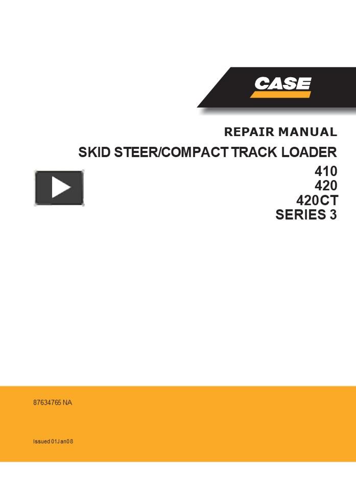 PPT – CASE 410 Skid Steer Service Repair Manual Instant Download ...
