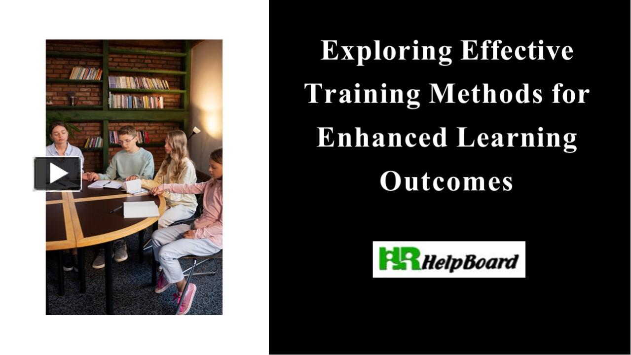 PPT – On The Job and Off The Job Training Methods , Different Types of ...