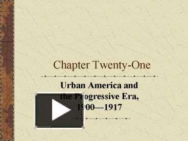 Chapter TwentyOne presentation | free to view