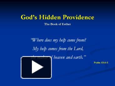 PPT – God PowerPoint presentation | free to view - id: a83ed-NjEyZ