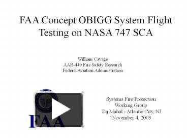 Ground Based Fuel Tank Inerting presentation | free to download