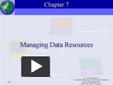 Managing Data Resources presentation | free to view