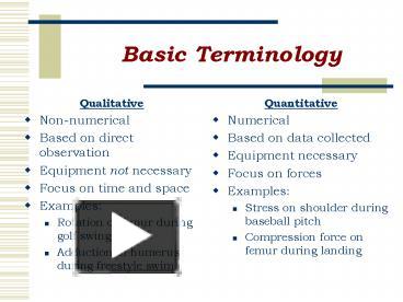 PPT – Basic Terminology PowerPoint presentation | free to view - id ...