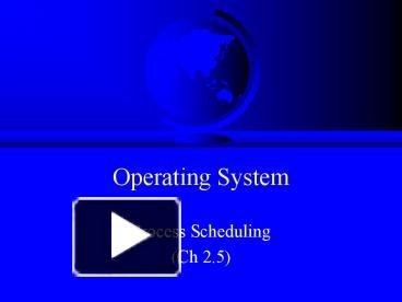 PPT – Operating System PowerPoint presentation | free to download - id ...
