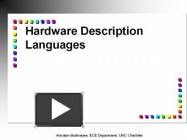 PPT – Hardware Description Languages PowerPoint presentation | free to ...