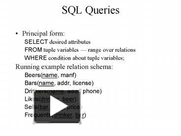 PPT – SQL Queries PowerPoint presentation | free to download - id ...