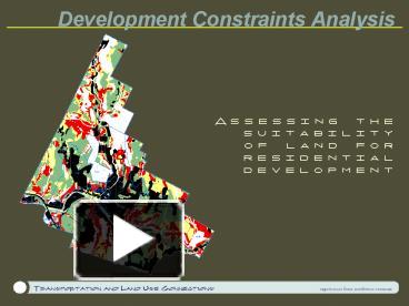 PPT – Development Constraints Analysis PowerPoint presentation | free ...