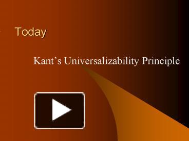 PPT – Today PowerPoint presentation | free to view - id: c5f2-YzQ3M