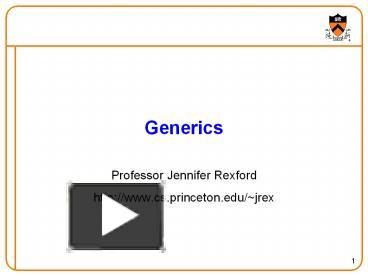 PPT – Generics PowerPoint presentation | free to download - id: c720f-ZTBlM